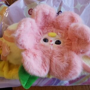 Baby Three Floral Plush Eye Mask